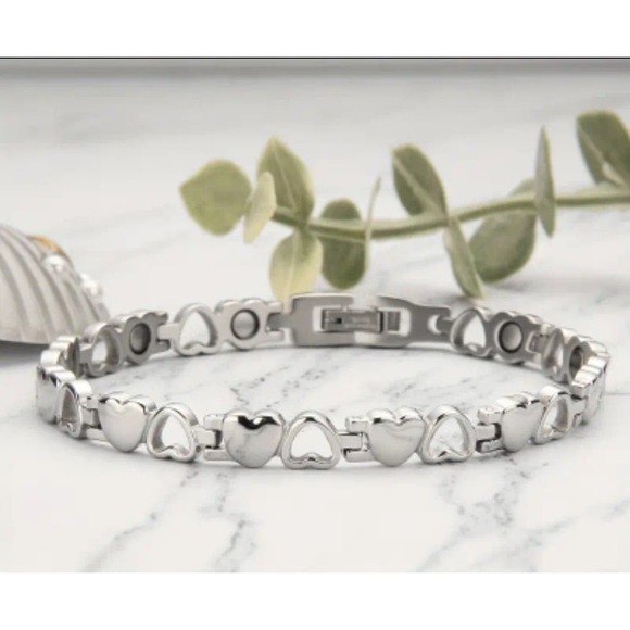 1pc Magnetic Bracelets For Women, Titanium Steel Bracelets For Women - Picture 1 of 2
